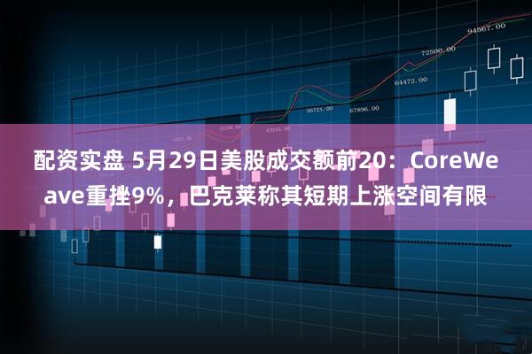 配资实盘 5月29日美股成交额前20：CoreWeave重挫9%，巴克莱称其短期上涨空间有限
